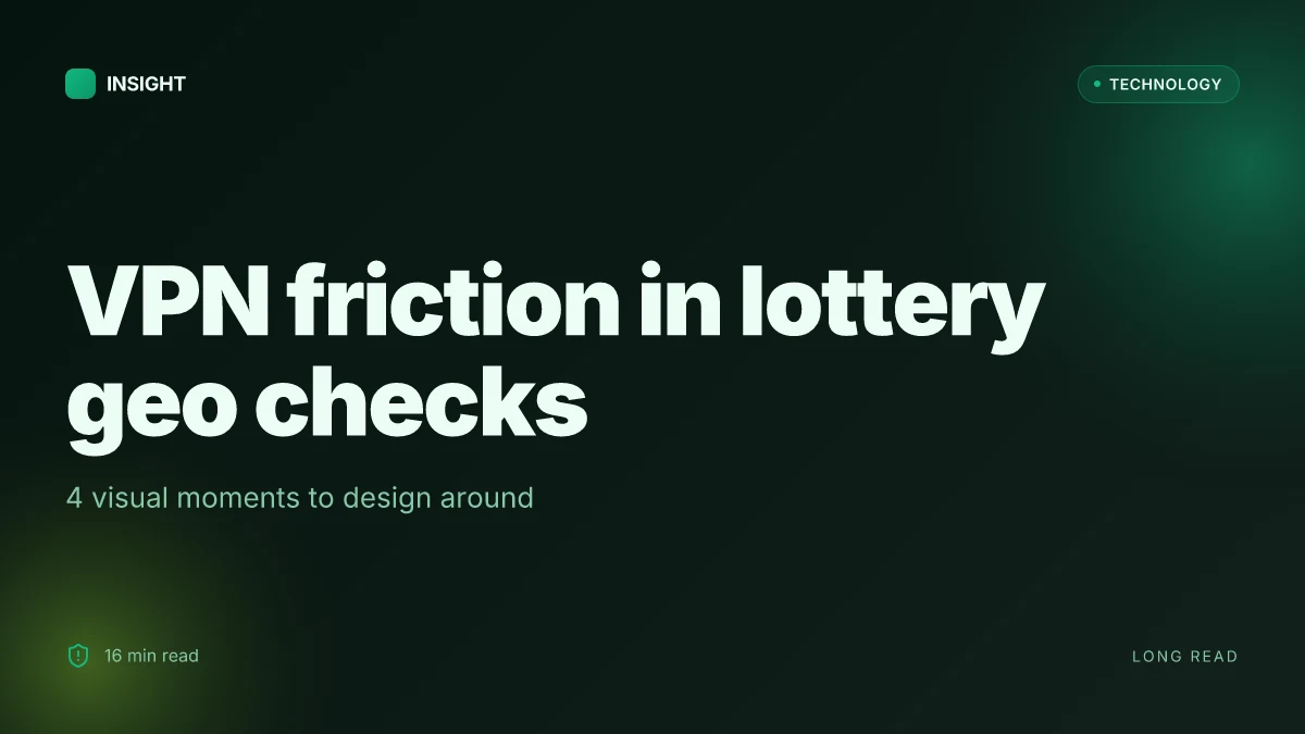 Why your national lottery app isnt working with a VPN in 2026 and how to fix it